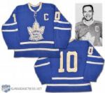 George Armstrongs Circa 1964 Toronto Maple Leafs Game-Worn Jersey