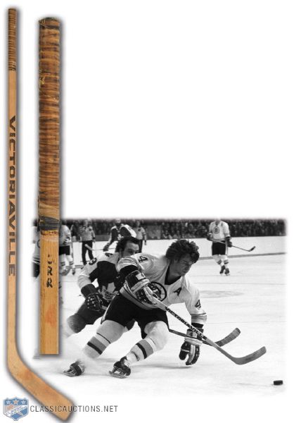 Bobby Orrs Mid-1970s Victoriaville Game-Used Stick