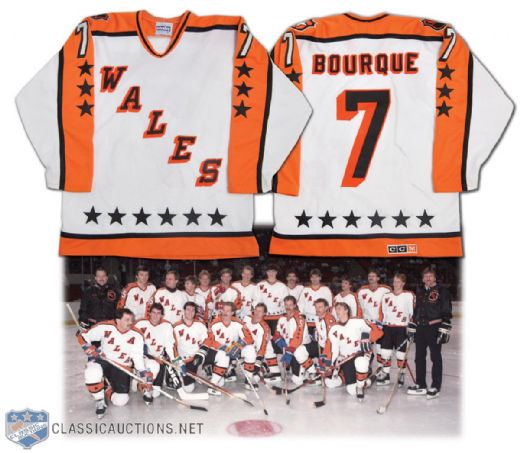 Raymond Bourques 1986 NHL All-Star Game Wales Conference Game-Worn Jersey