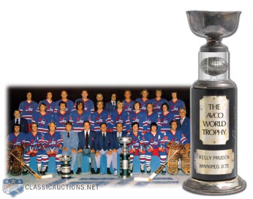 Winnipeg Jets 1975-76 Avco Cup Championship Trophy (13")