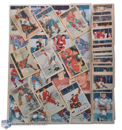 1953-54 Parkhurst Complete 100-Card Set