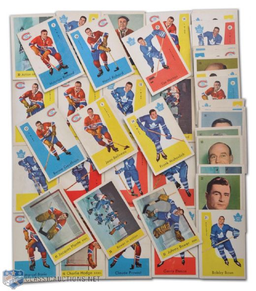 1959-60 Parkhurst Complete 50-Card Set