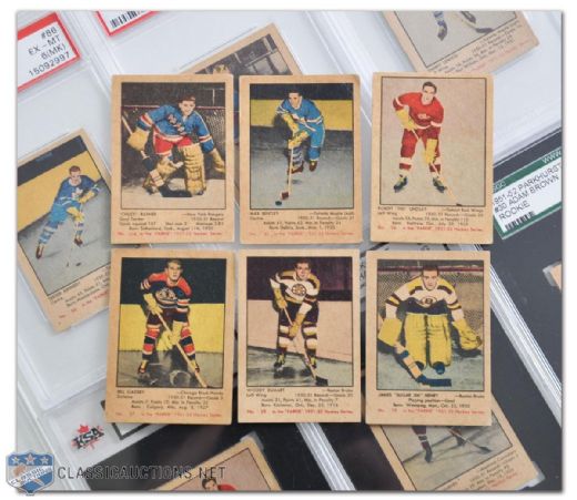 1951-52 Parkhurst Card Collection of 37