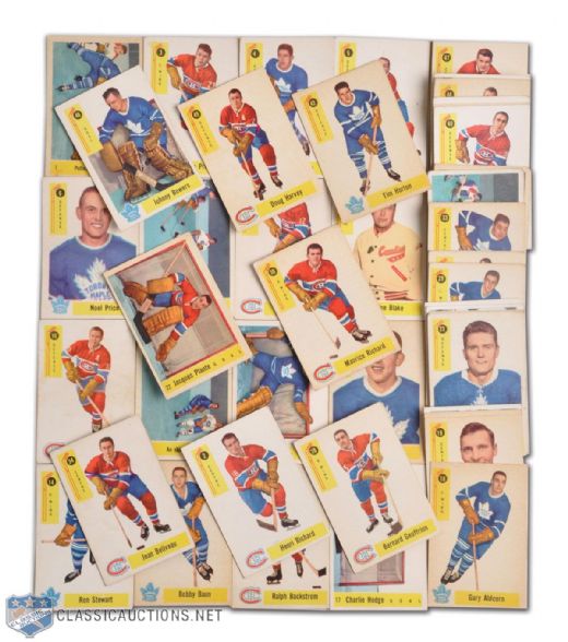 1958-59 Parkhurst Complete 50-Card Set