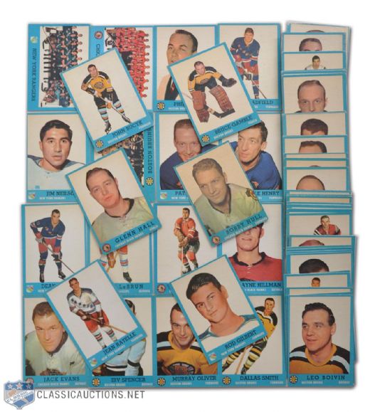 1962-63 Topps Near Set (63/66)