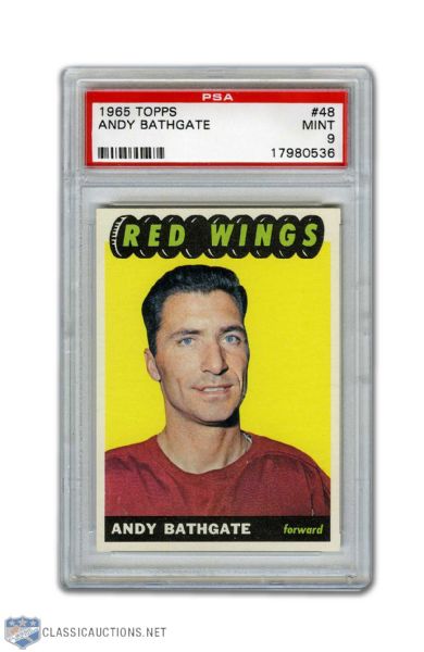 1965-66 Topps #48 - Andy Bathgate PSA 9 - None Graded Higher