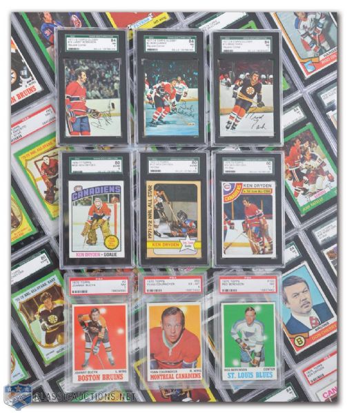 1970s Topps Hockey Graded Card Collection of 500+