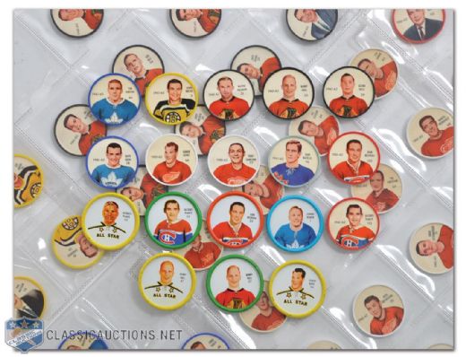 1961-62 and 62-63 Shirriff Hockey Coin Complete Sets