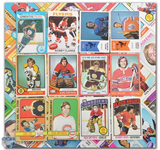 1970s O-Pee-Chee Hockey Card Set Collection of 7