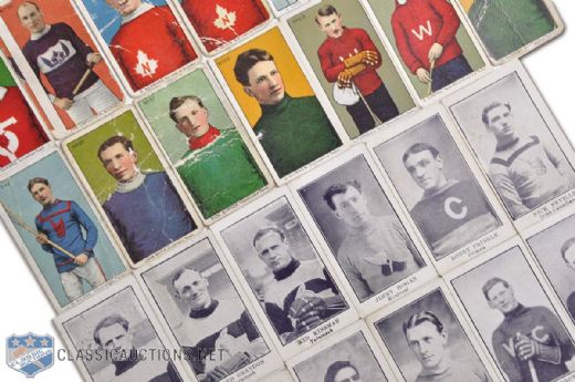 1910 C60 & 1912 C61 Imperial Tobacco Lacrosse Card Collection of 27