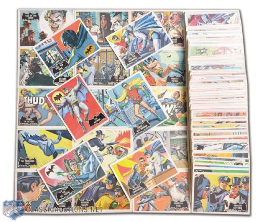 1966 O-Pee-Chee Batman Card Collection of 3 Complete Sets