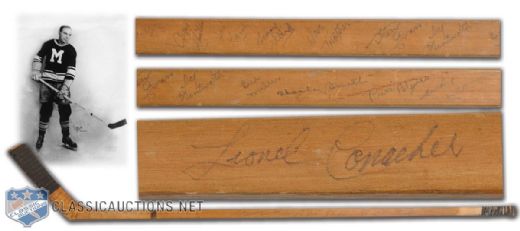 Lionel Conacher Montreal Maroons 1935-36 Game-Used Team-Signed Stick