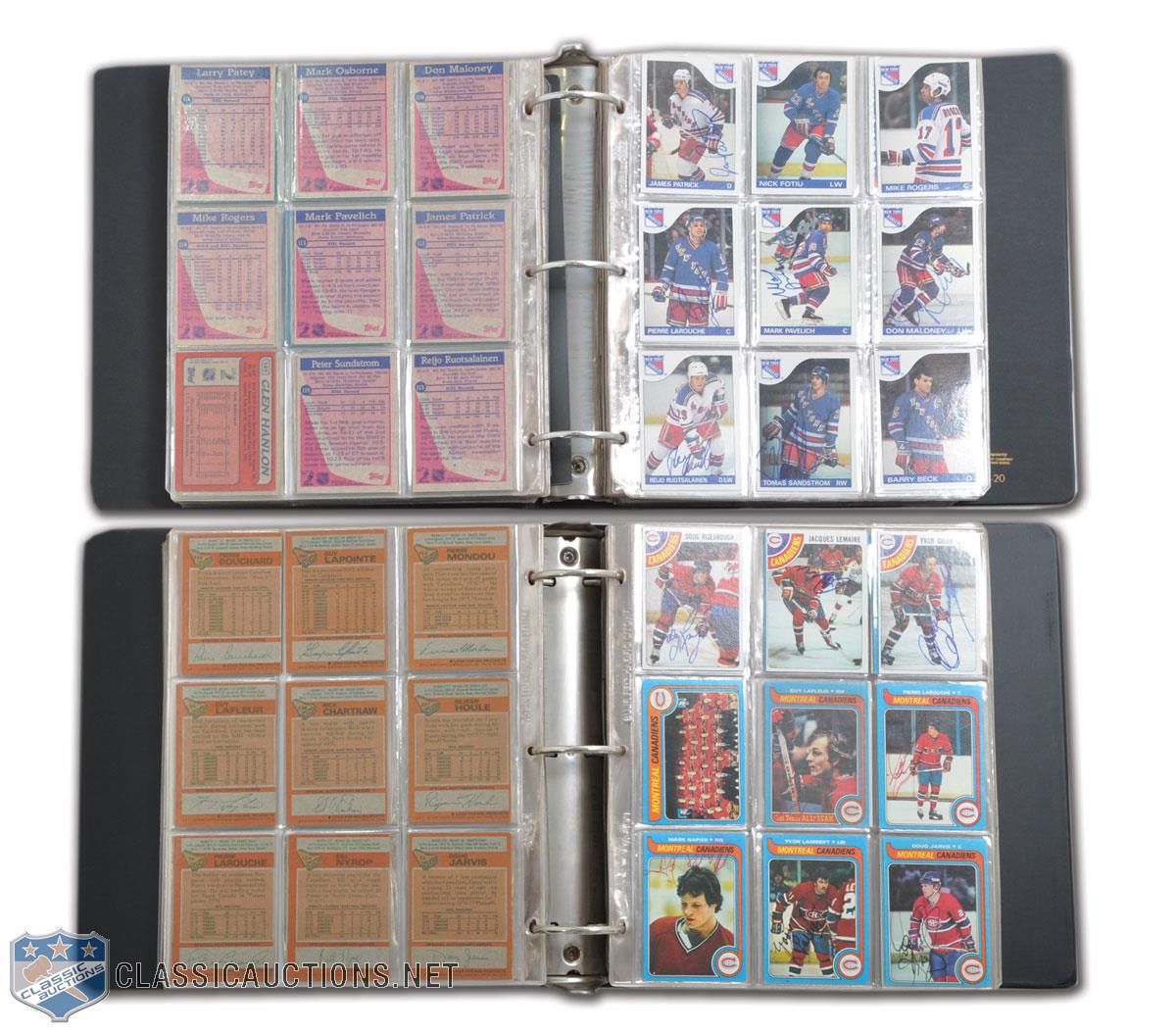 Lot Detail - Massive 1960s, '70s & '80s Topps Autographed Hockey Card  Collection of 2500+