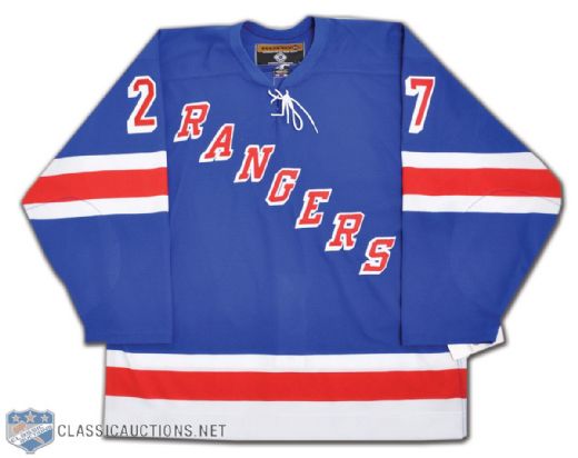 Alex Kovalevs New York Rangers Autographed Jersey