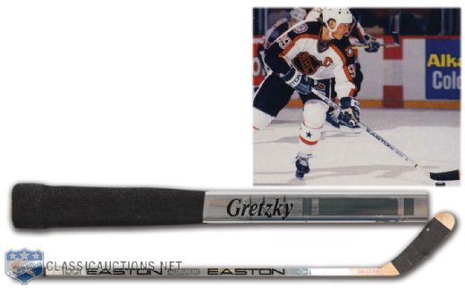 Wayne Gretzkys 1992-93 Los Angeles Kings Signed Game-Used Easton Stick
