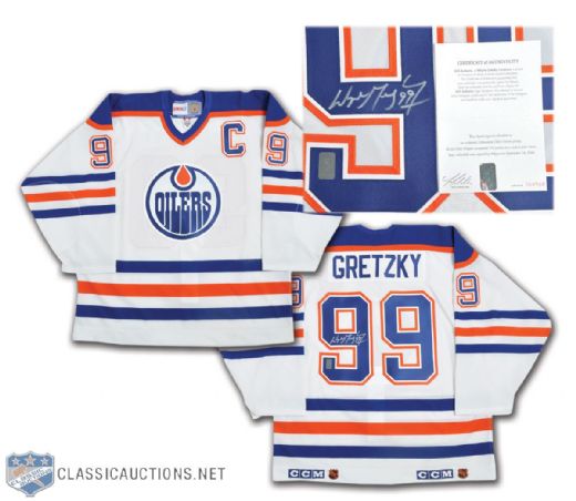 Wayne Gretzky Autographed Edmonton Oilers WGA Jersey