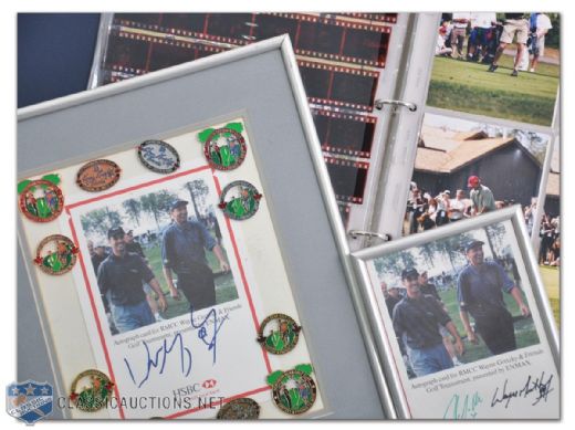 RMCC Wayne Gretzky & Friends Invitational Golf Tournament Photos, Negatives and Autographed Frames