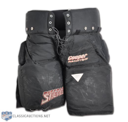 Dominik Hasek Buffalo Sabres Game-Worn Cooper Reactor Pants