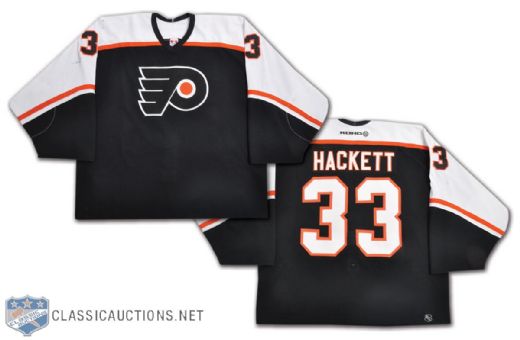 Jeff Hacketts 2003-04 Philadelphia Flyers Game-Worn Jersey