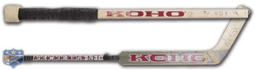 Patrick Roy Colorado Avalanche Koho Signed Game-Used Stick