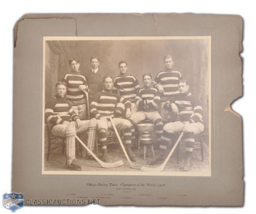 Ottawa Silver Seven 1905 Stanley Cup Champions Team Photo