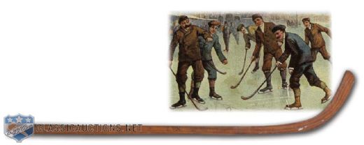 1880s/1890s Ice Polo Stick (40")