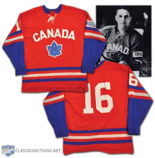 Jack MeLeod 1961 World Hockey Championship Team Canada Game-Worn Sweater
