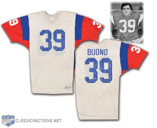 Wally Buonos Late-1970s Montreal Alouettes Game-Worn Jersey