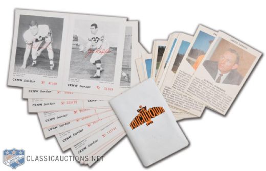 1960s B.C. Lions Program Inserts & 1971-72 Chevron Cards