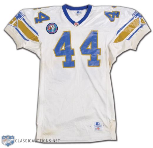 K.D. Williams 1990s Winnipeg Blue Bombers Game-Worn Jersey