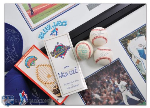 Joe Carter & Toronto Blue Jays World Champions Collection of 10