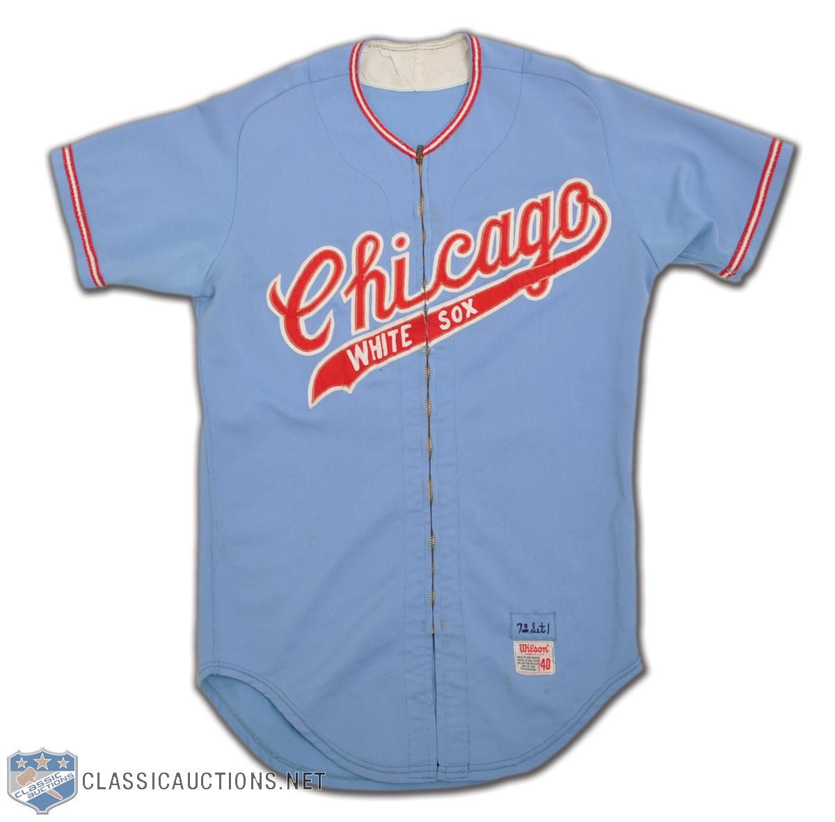 1972 white sox road jersey