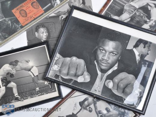 1950s Boxing Greats Framed Photo Collection of 6