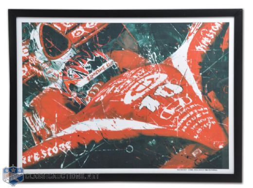 Dan Wheldon "Red Rocket" Art Rotondo Lithograph 1 of 1