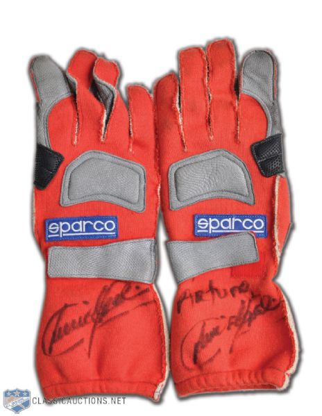 Christian Fittipaldis Signed Race-Worn Sparco Racing Gloves