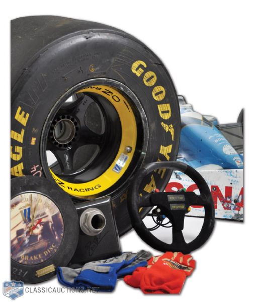 Jacques Villeneuve 1996 Formula One Rookie Season Race-Used Memorabilia Collection