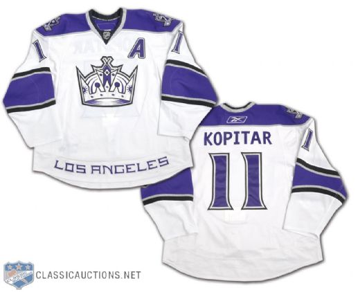 Anze Kopitars 2010-11 Los Angeles Kings Game-Worn Jersey