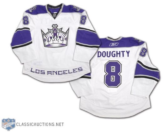 Drew Doughtys 2010-11 Los Angeles Kings Game-Worn Jersey