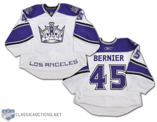 Jonathan Berniers 2010-11 Los Angeles Kings Game-Worn Jersey