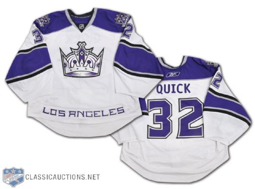 Jonathan Quicks 2010-11 Los Angeles Kings Game-Worn Jersey