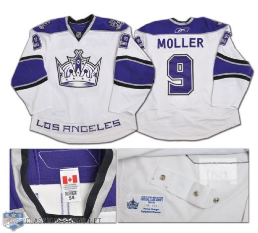 Oscar Mollers 2010-11 Los Angeles Kings Game-Worn Jersey