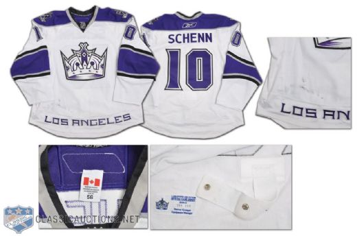 Brayden Schenns 2010-11 Los Angeles Kings Game-Worn Jersey