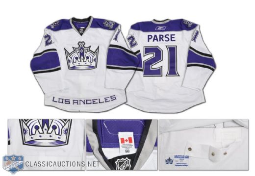 Scott Parses 2010-11 Los Angeles Kings Game-Worn Jersey