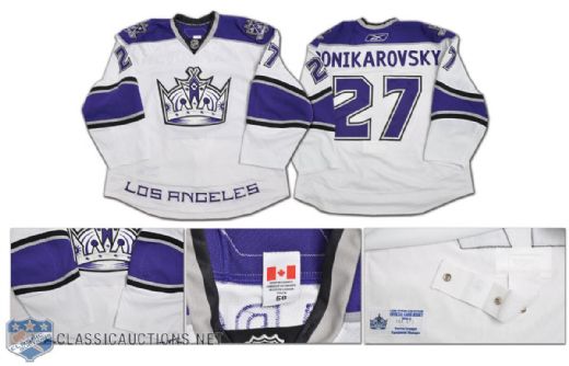 Alexei Ponikarovskys 2010-11 Los Angeles Kings Game-Worn Jersey