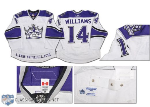 Justin Williamss 2010-11 Los Angeles Kings Game-Worn Jersey