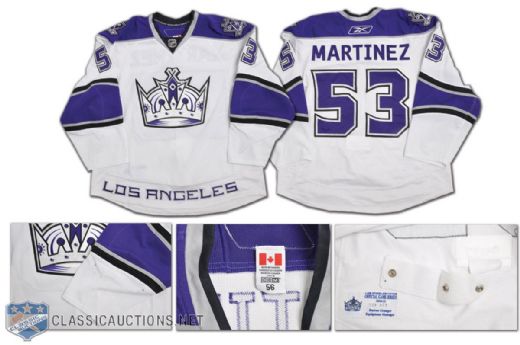 Alec Martinezs 2010-11 Los Angeles Kings Game-Worn Jersey