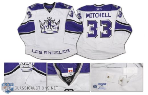 Willie Mitchells 2010-11 Los Angeles Kings Game-Worn Jersey