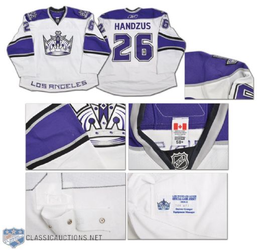 Michal Handzus 2010-11 Los Angeles Kings Game-Worn Jersey