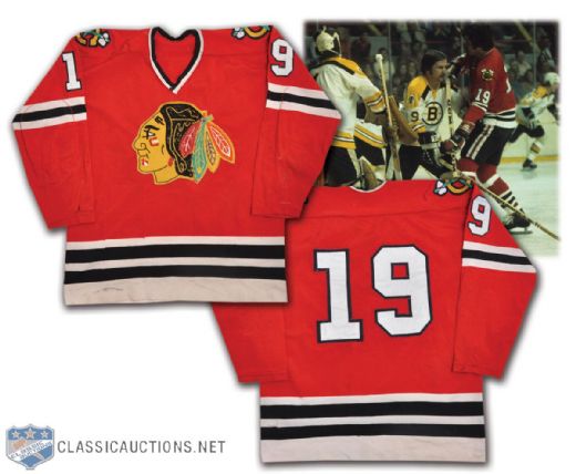 Dale Tallons 1973-74 Chicago Black Hawks Game-Worn Jersey