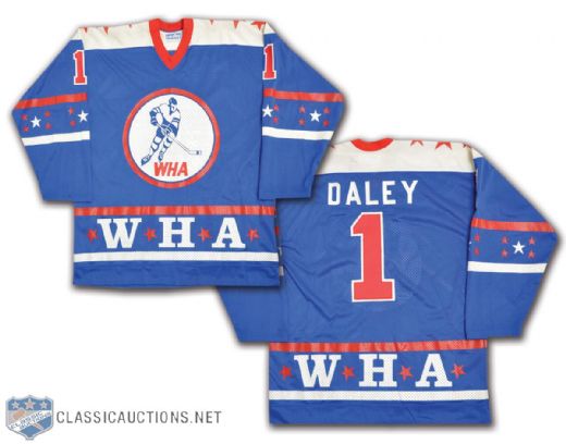 Joe Daleys 1977 WHA All Star Team Game-Worn Jersey